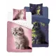  Set lenjerie de pat Detexpol 160 x 200 cm nuante de roz