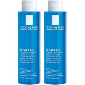   2x LA ROCHE-POSAY EFFACLAR Tonifiant Exfoliant, 200 ml - Tenul Luminos și Curat
