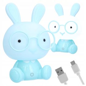  Lampa de noapte Cadro, nuante de albastru