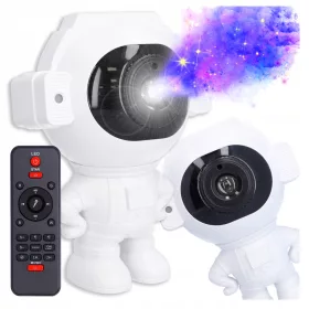    STARS PROJECTOR proiector lampa de noapte astronaut pentru spatiu copii + telecomanda