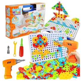    KIT DE CONSTRUCȚIE Șurubelniță Burghiu Șuruburi 3D kit tinker