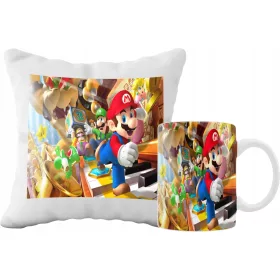    SET SUPER CĂȘI ȘI PERNE + NUME GRATUIT MODELE DE JOCURI SUPER MARIO