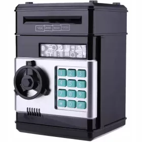  SAFE-BANK PENTRU COPII PENTRU BANCONOTE, MONEDE + PIN
