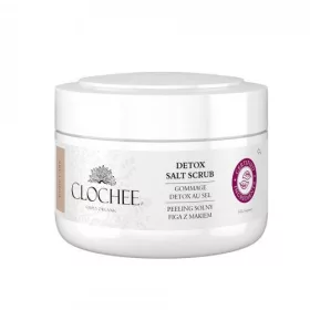    CLOCHEE Peeling de sare de smochine cu mac, hidratare, smochine, 240g