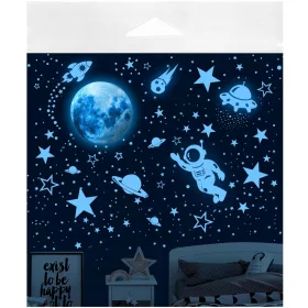  STICKERS FLUORESCENT COSMOS STICKERS AUTOCOLANTE DE PERETE
