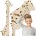  Tabel de înălțime din lemn cu numele unei girafe 3D