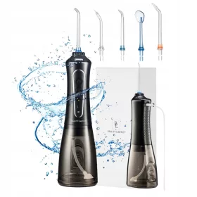    Irigator de dinti fara fir 4 varfuri 5 niveluri Impermeabil IPX7 30W