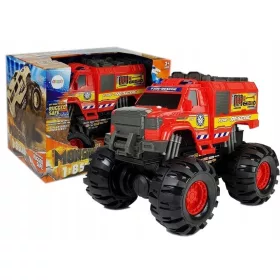  Camion de pompieri Leantoys 6874 roșu 40 x 30 x 35 cm