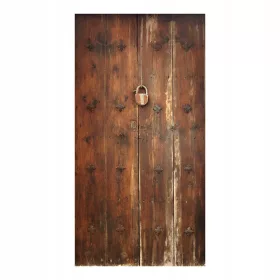  c/ 3D Tapiserie Impermeabilă Print Retro #4 Retro Door