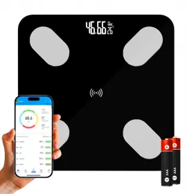    CANTAR ANALITIC DE BAIE SLIM 180KG SMART+ 31in1 ANDROID iOS PRECISE
