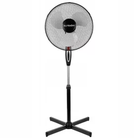    Ventilator de pardoseală Acasă VENTILATOR DE POTENTE SILENT negru