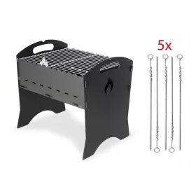    Grătar de cărbune CU GRĂTAR! KOMIN-EXPERT 40 x 35 cm SOLID LULSH