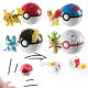  Figurine Pokemon Clip Go PokeBall SET DE 4