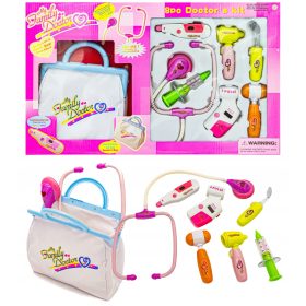    Set Micul Doctor, Geanta de mana, Seringa, Stetoscop, Accesorii Medicale