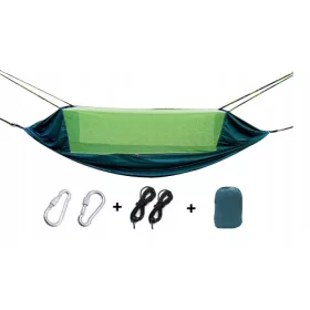    Hamac Enero fără stâlp, nuanțe de verde, 200 kg, 270 x 140