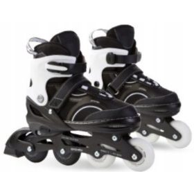  Patine cu rotile reglabile Spokey 38-41 Skate alb-negru