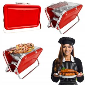    DH GARDIN GRIL Opal "S lux" CAUZA TURISTICA PLIATA CARBUNE PORTATA