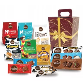  Cadou de ziua Pachet dulciuri Cutie cadou XXL MARE Wawel