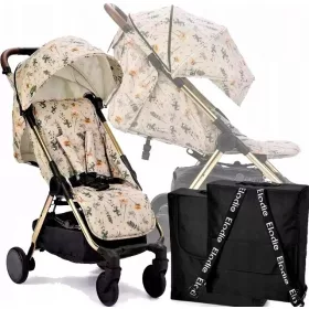   Elodie - Carucior MONDO Meadow Blossom 2023 + servetele antibacteriene Luba 15 buc.