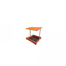    Cutie de nisip din lemn SOLID cu capac + ACCOPERIS + CERTIFICAT INFERIOR SUPER CADOU
