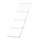  Scaun balansoar tobogan 100 cm MDF alb - Montessori