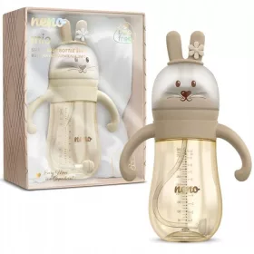    CALĂ INOVATORĂ NENO MIO MARO, STICLĂ CU PAIE CĂRITATE, 300 ml