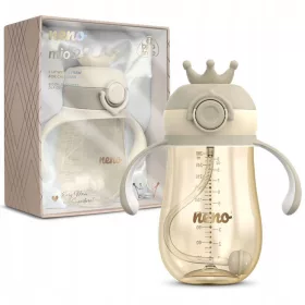    NENO MIO2 CALĂ MARO INOVATORĂ, STICLĂ CU PAIE CĂRITATE 280ml de la 12M