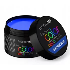    EXCELLENT PRO BUILDER GEL BUILDING GEL NEON BLUE ALBASTRU ELECTRIC 30 g