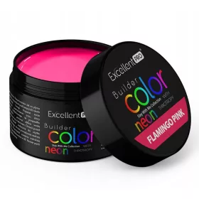    EXCELLENT PRO BUILDER GEL BUILDING GEL NEON PINK FLAMINGO PINK 15 g