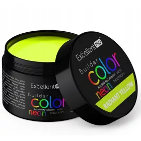    EXCELLENT PRO BUILDER GEL BUILDING GEL NEON GALBEN GALBEN RADIANT 15 g