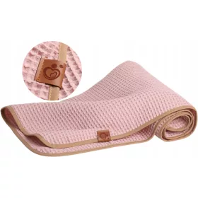    PĂTURĂ BEBE WAFEL COOL. 100% PENTRU cărucior cu leagăn GONDOLAL BABYMAM 78x100