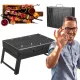  GRĂTAR DE CARBUNE DE CAMPARE PLIABLE + 4x MAT TEFLON BBQ 1005