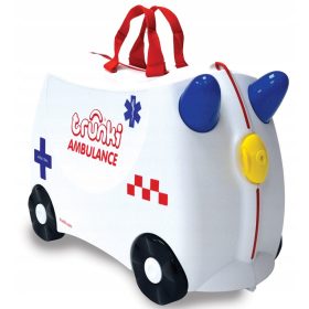  Trunki valiză copii 18 l, albă