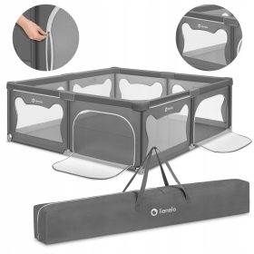    Tarc și pat pentru copii TERMEN DE JOOCĂ MARE 207cmx187cm Lionelo Willow XL