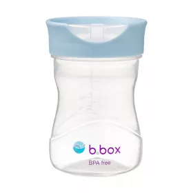    B.box cana de antrenament 240 ml albastru invata sa bei ca dintr-o cana