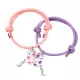  Set de 2 bratari de prietenie cu magnet GLOW IN THE DARK