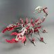  Floatingcity 3D Metal Red Scorpion model mecanic jucărie insectă Cadou