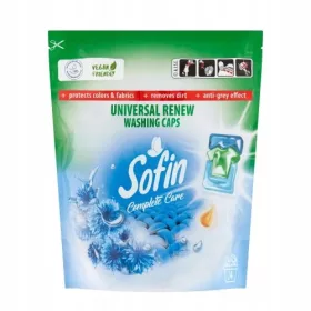    SOFIN Capsule pentru spălarea țesăturilor ușoare și albe, 24 buc.