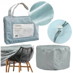   Husă pentru Mobilier de Grădină cu Masă Rotundă 160x90 cm - Rezistentă la Apă și UV
