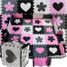  Kruzzel puzzle covoraș educațional 140x140 cm 16 buc.