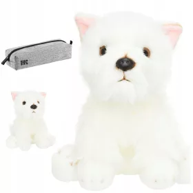    SMILY PLAY CUTE MASCOTA PLUSH TERRIER DOG, moale ca real + trusa cu tub Hilånke