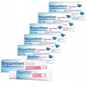   Krem Bepanthen® Sensiderm - Set 5 x 50 g + Cadou Bepanthen Baby 30g