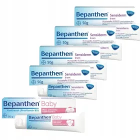   Crema Bepanthen Sensiderm 4 x 50 g + GRATUIT bepanthen baby 30g