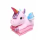  Patura cu Perna 2in1 Mascota Unicorn roz