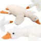  PIPA MASCOTA GÂSĂ DE PLUS FOARTE MARE 100cm PERNA MARE GÂSĂ