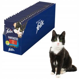    PURINA Felix Hrana umeda fantastica pentru pisici Carne de vita 26x85g