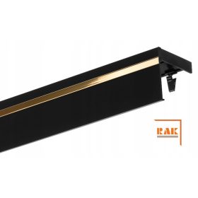    Tijă de perdea din aluminiu GALAXY MAX cu sau fără decor 150cm - Aluminiu Goliat