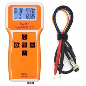    Contor de rezistență și tensiune internă, tester de baterii cu celule RC3563
