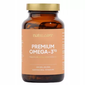   Capsule Omega-3 Premium Natu.Care TG - Suport pentru Sănătatea Inimii și Creierului, 60 Buc
