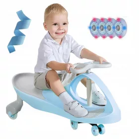    Gravity Ride-On pentru copii RoyaliTo TWISTER CAR LED Roți CUREA GRATUITĂ